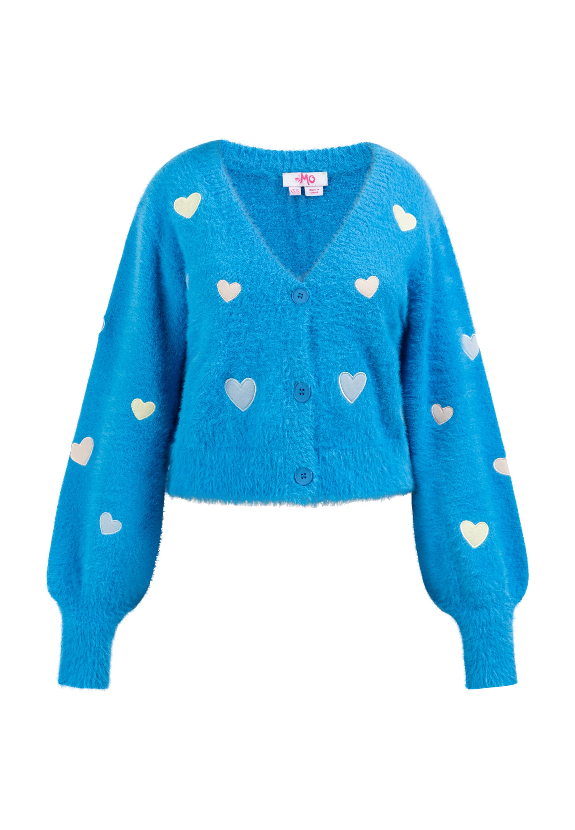 zils MYMO Adīta jaka 'Biany': no priekšpuses