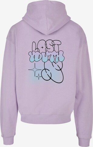 Lost Youth Sweatshirt ' Dreamy Universe ' in Lila