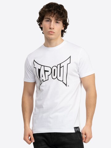 T-Shirt Tapout en blanc : devant