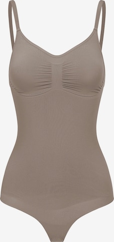 cfab Shaping bodysuit 'Sculpting Shapewear mit String' in Grey: front