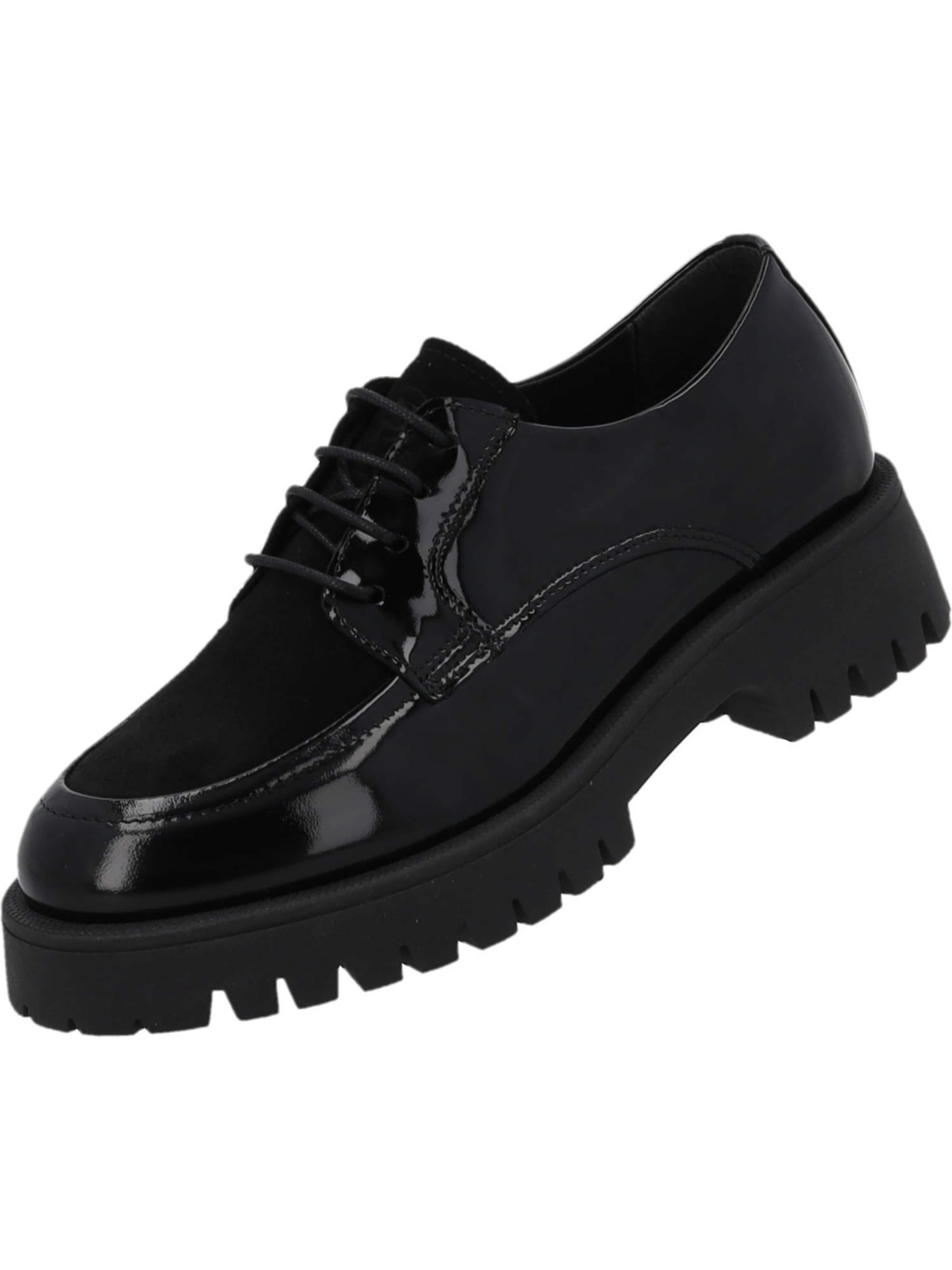 Palado by Sila Sahin - Sapato com atacadores 'Gislon' em preto: frente