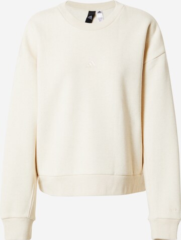 ADIDAS SPORTSWEAR Athletic Sweatshirt 'All Szn Fleece' in Beige: front