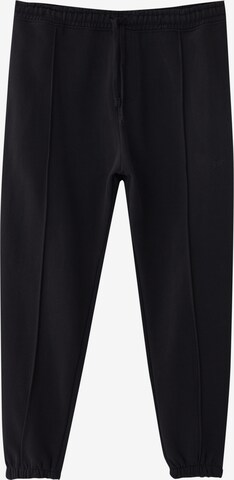 Tapered Pantaloni di Pull&Bear in nero: frontale