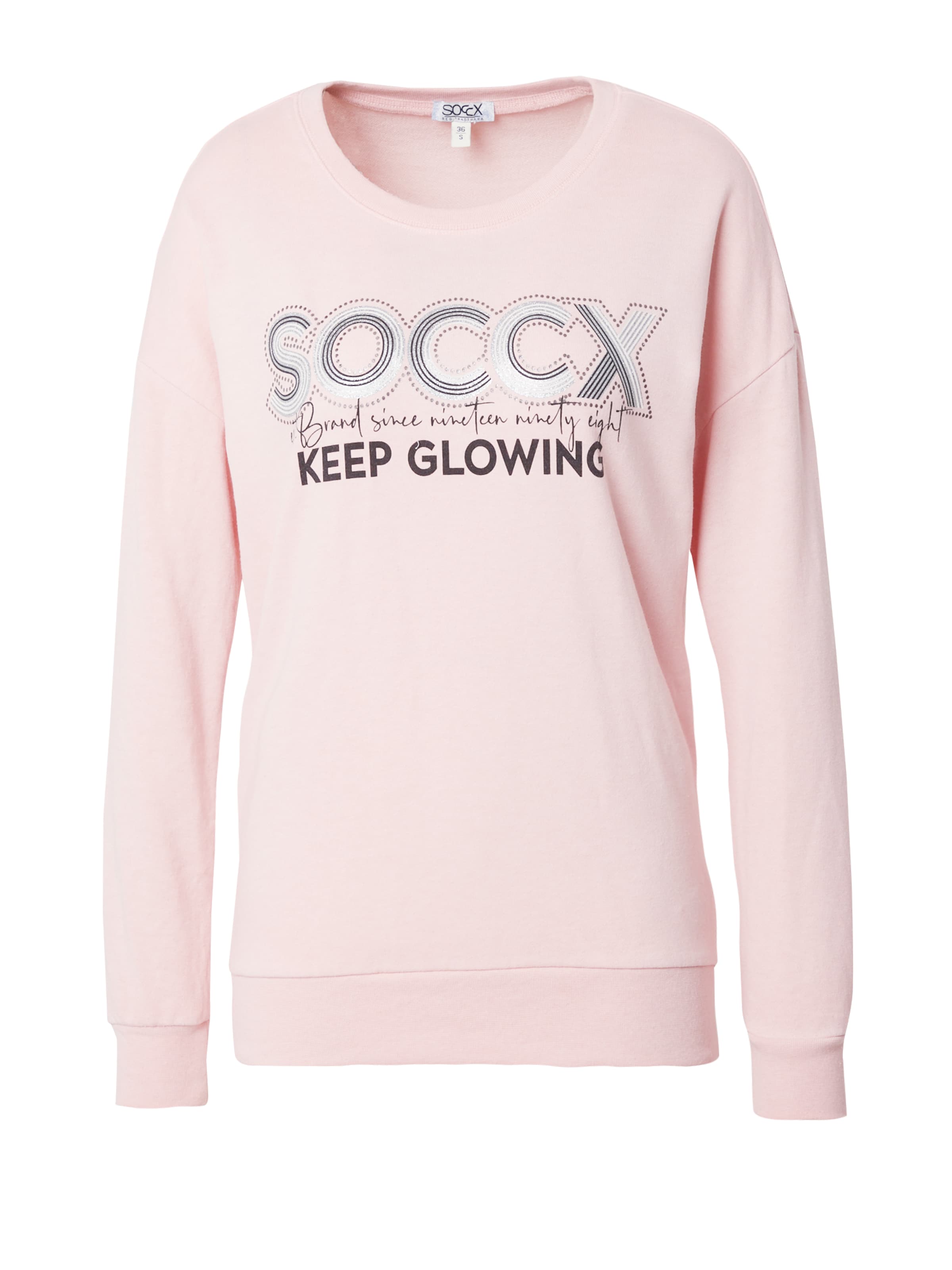 Soccx Sweatshirt in Pink: front
