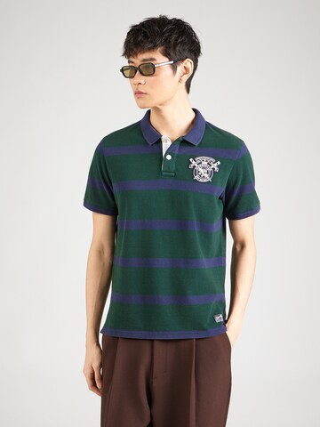 Superdry & Co Tričko – zelená: přední strana