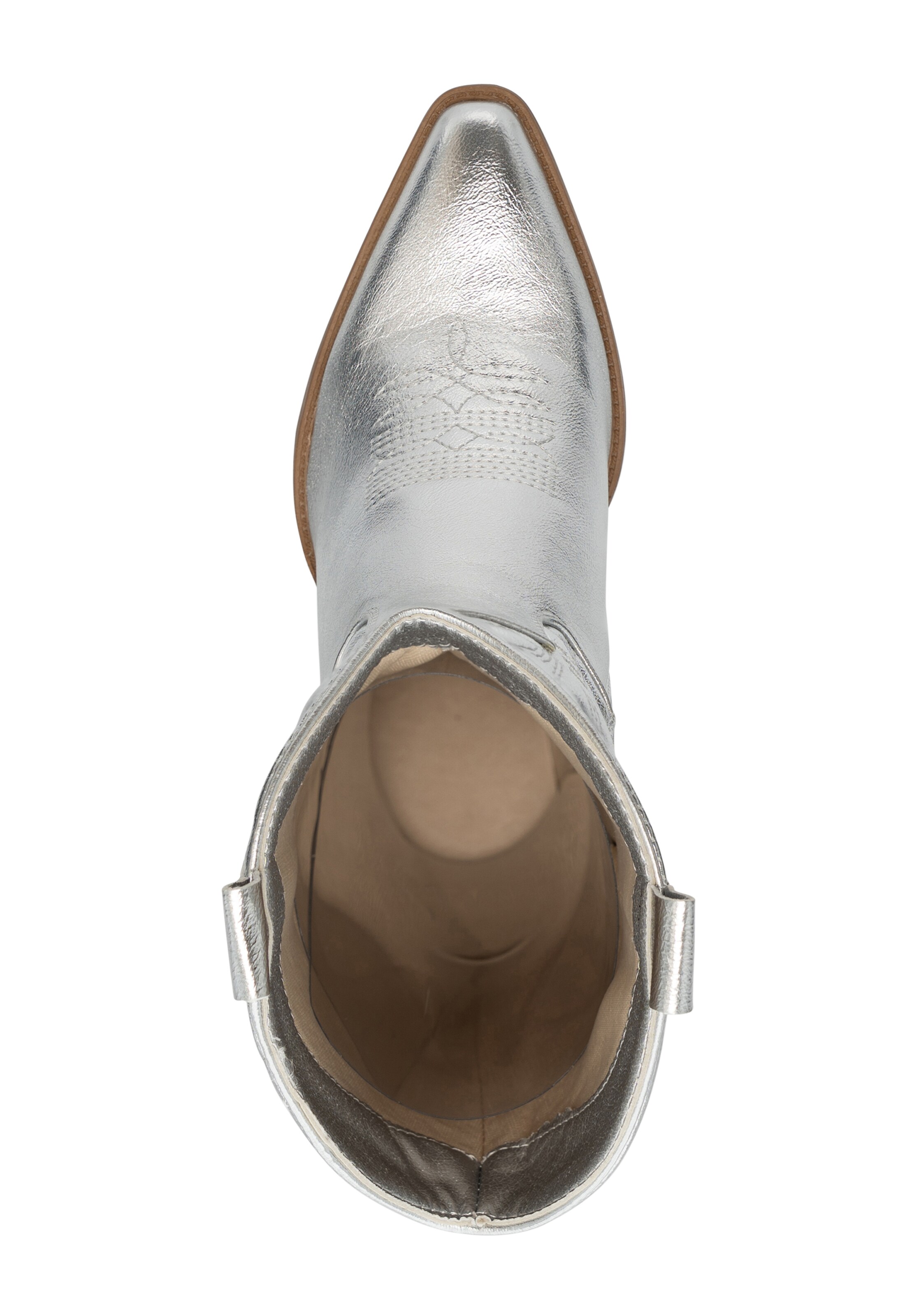 Stivale da cowboy di Elara in argento