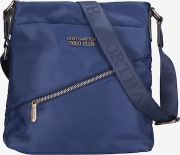 Borsa a spalla di Northampton Polo Club in blu: frontale