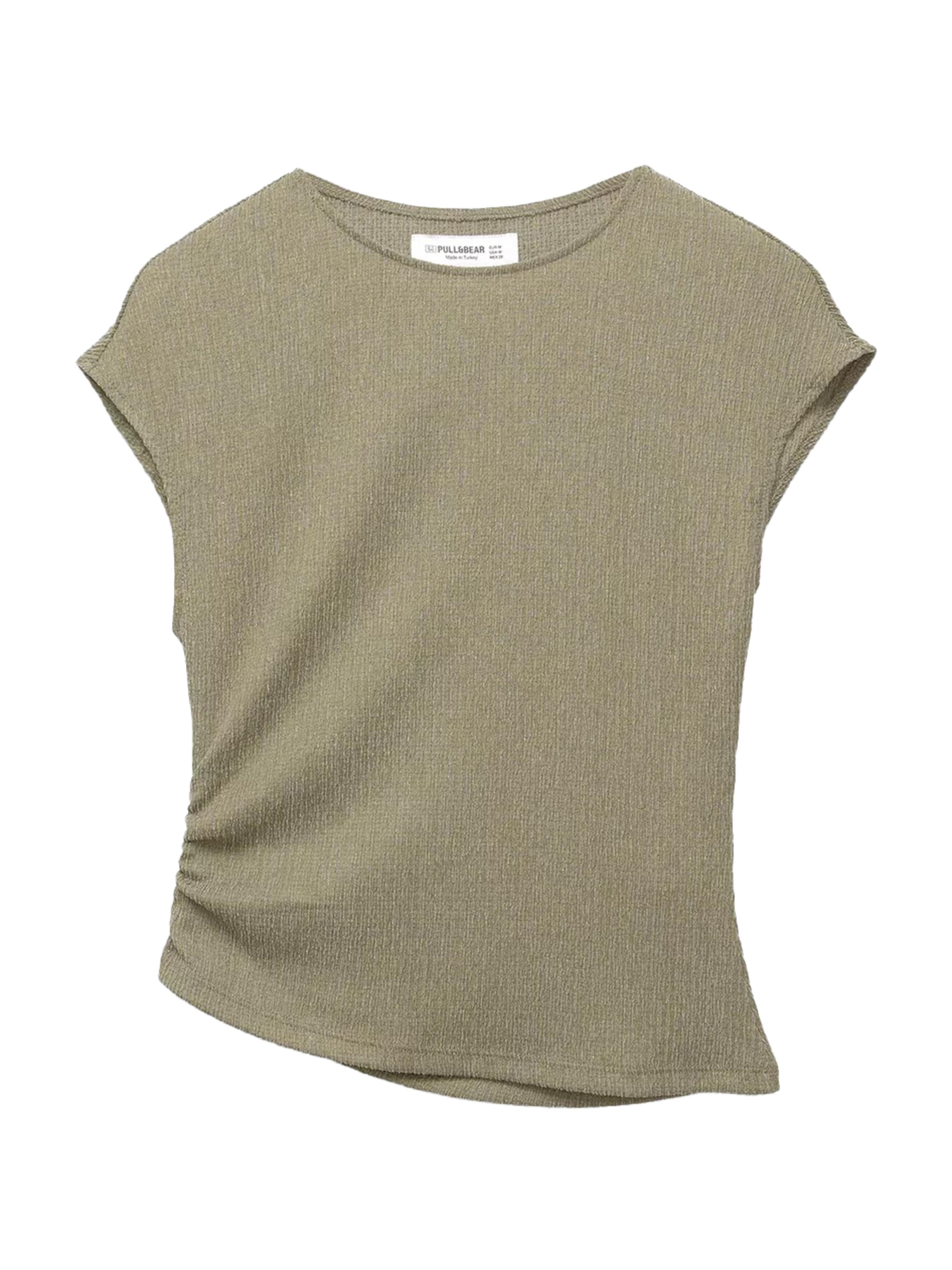 Tricou de la Pull&Bear pe verde: față