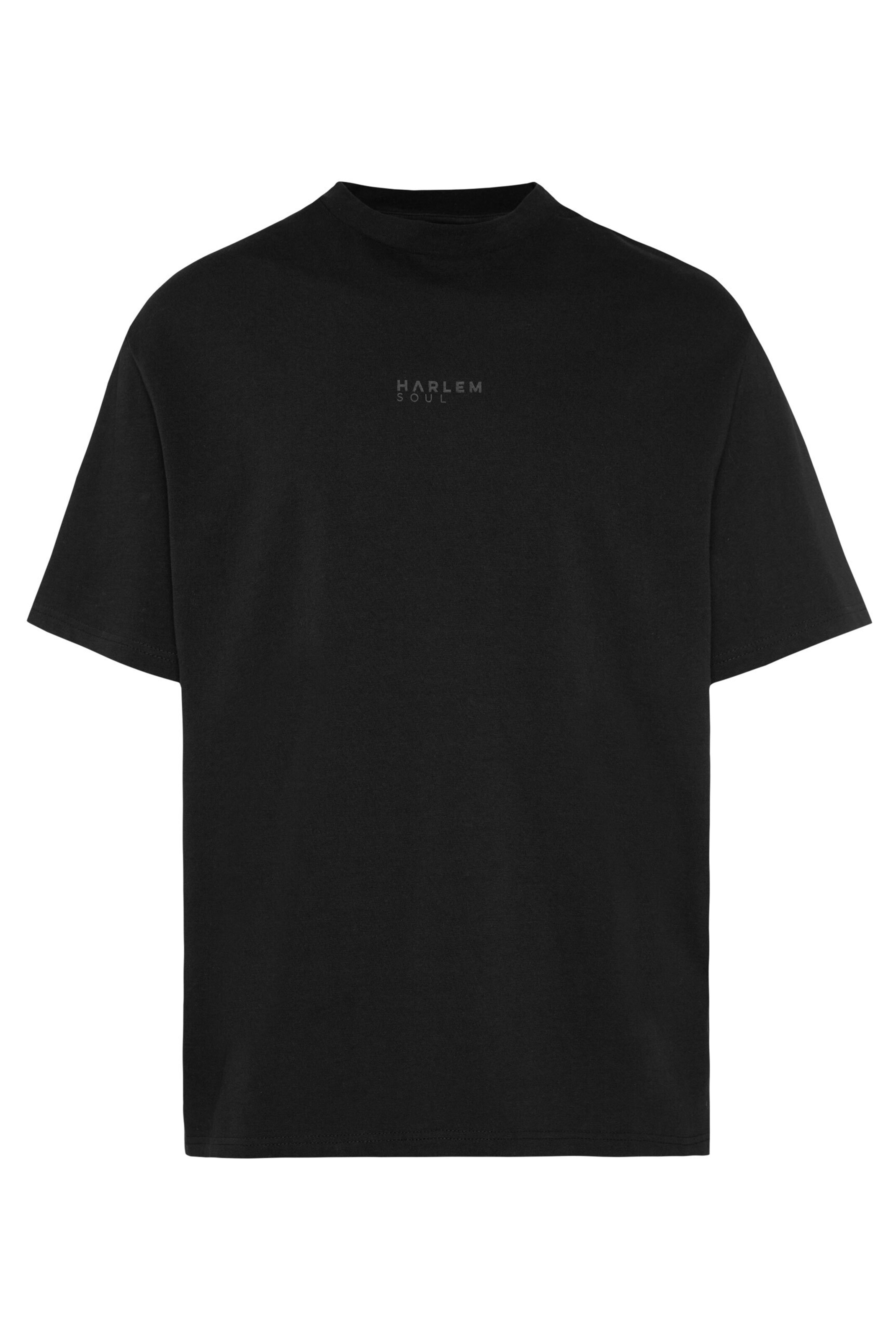 Harlem Soul Shirt 'JO-HN' in Black: front