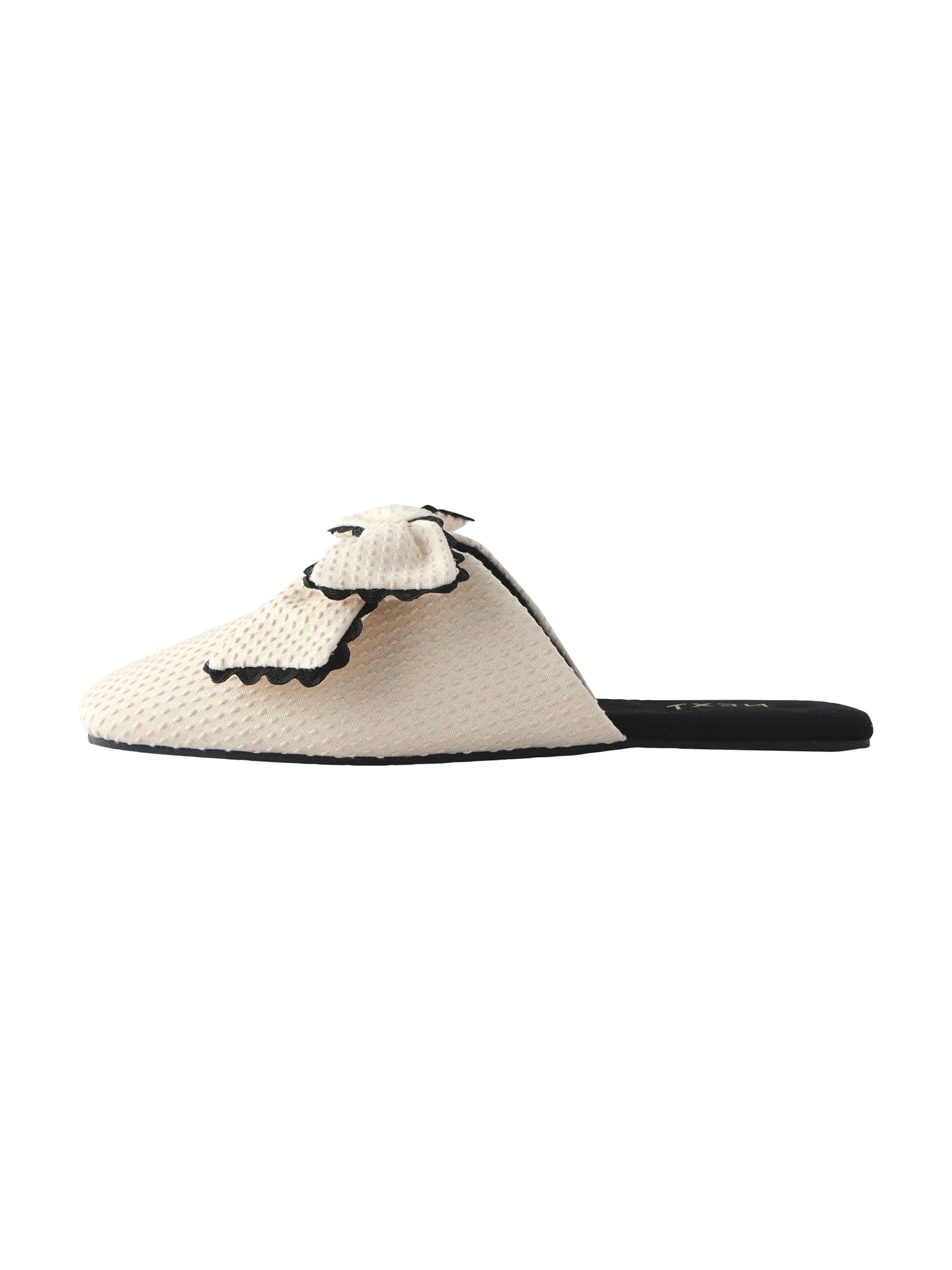 Pantoufle Next en beige : devant