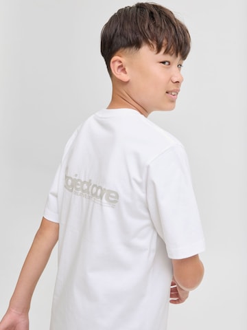 Jack & Jones Junior Shirts 'Union Back' i hvid