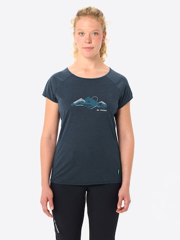 VAUDE Performance shirt 'Tekoa II' in Blue: front