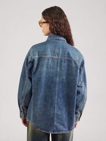GUESS Originals Blouse 'CARPENTER' in Blauw