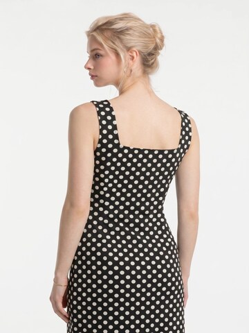 Alexa Dash Kleid in Schwarz