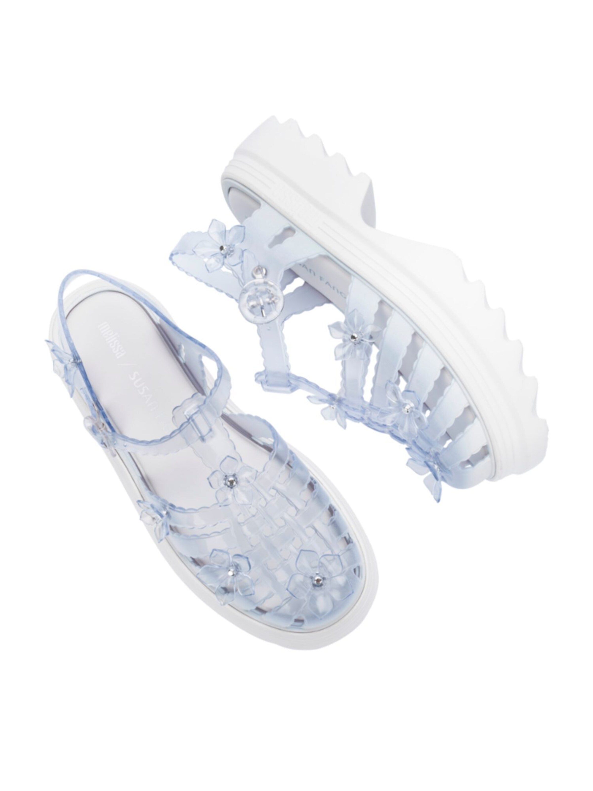 MELISSA Sandale 'Possession Sakura x Susan Fang' in Weiß