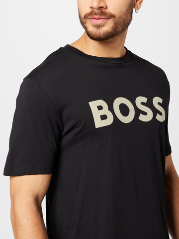 BOSS T-Shirt 'Thinking 1' in Schwarz