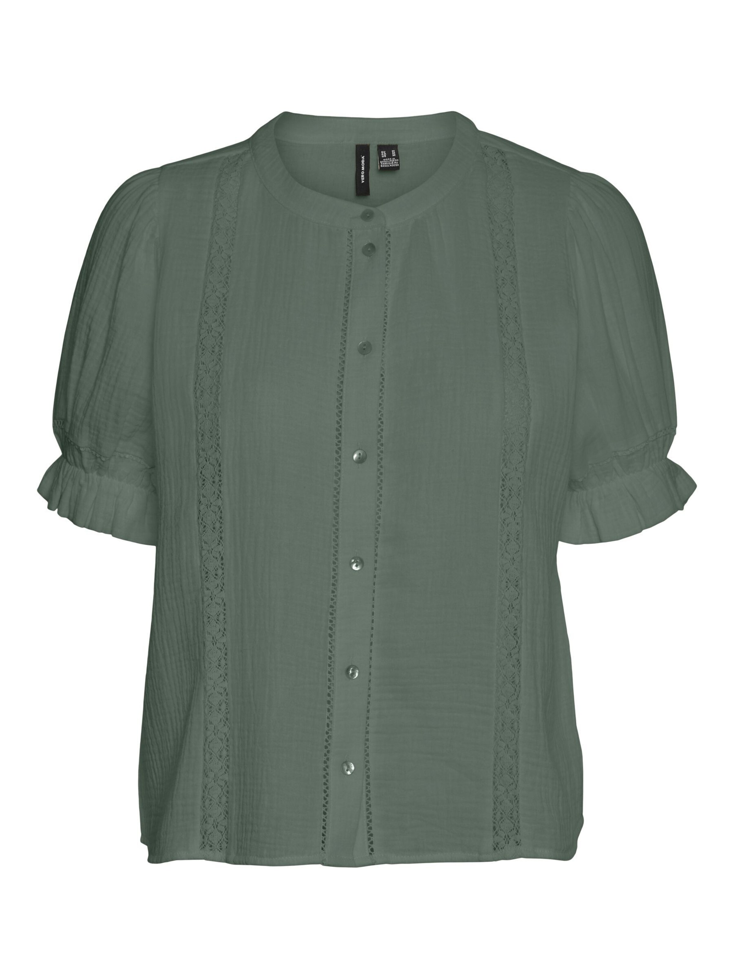 VERO MODA Bluse 'VMNatali' i grøn: forside