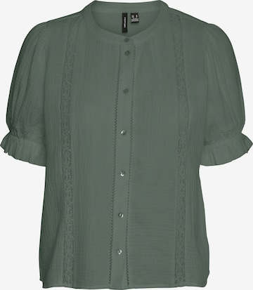 VERO MODA Bluse 'VMNatali' i grøn: forside