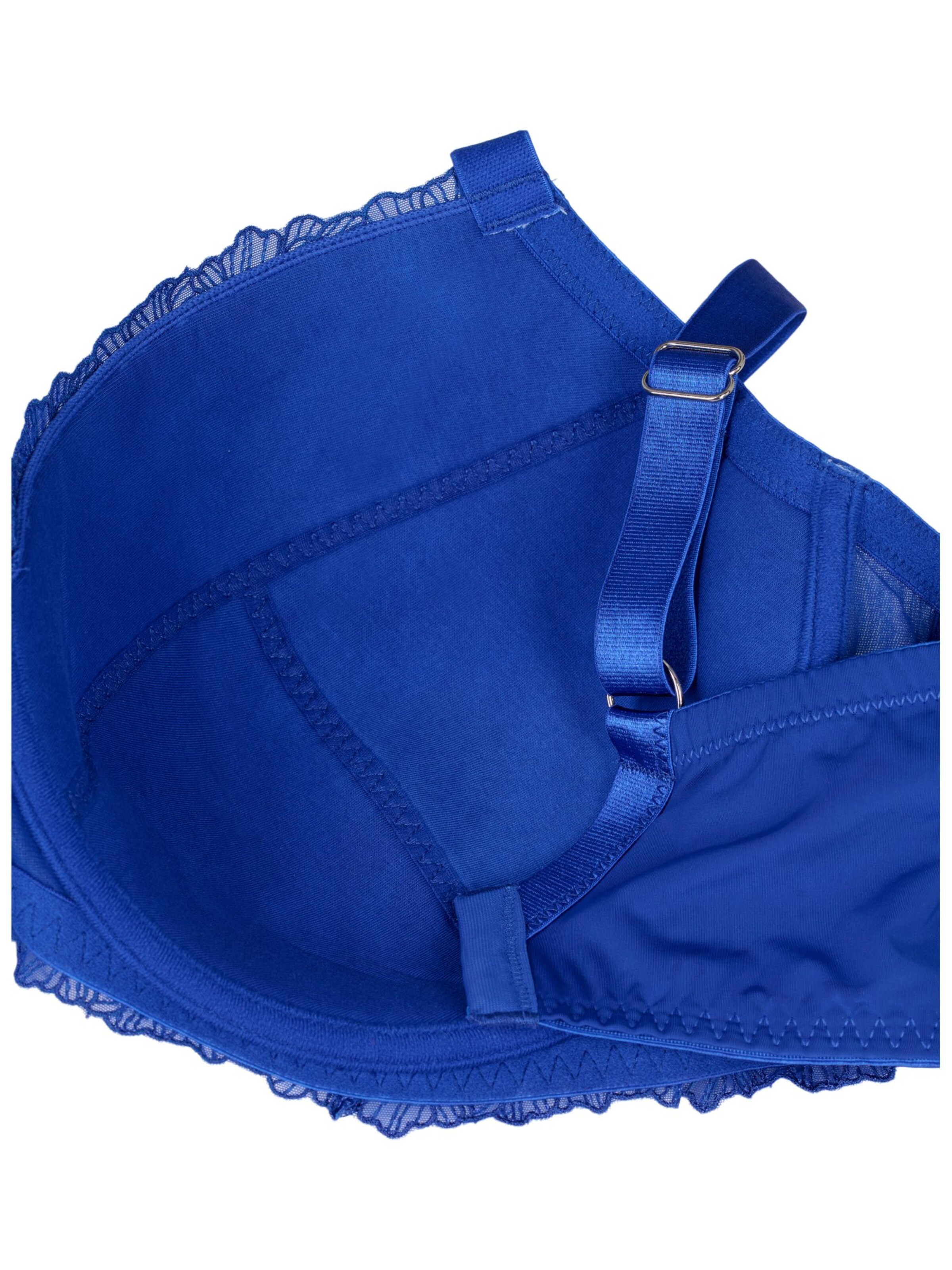 Devoted by Zizzi T-shirt BH 'Lana' in Blauw