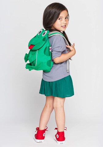 Affenzahn Backpack 'Kleiner Freund Frosch' in Green: front