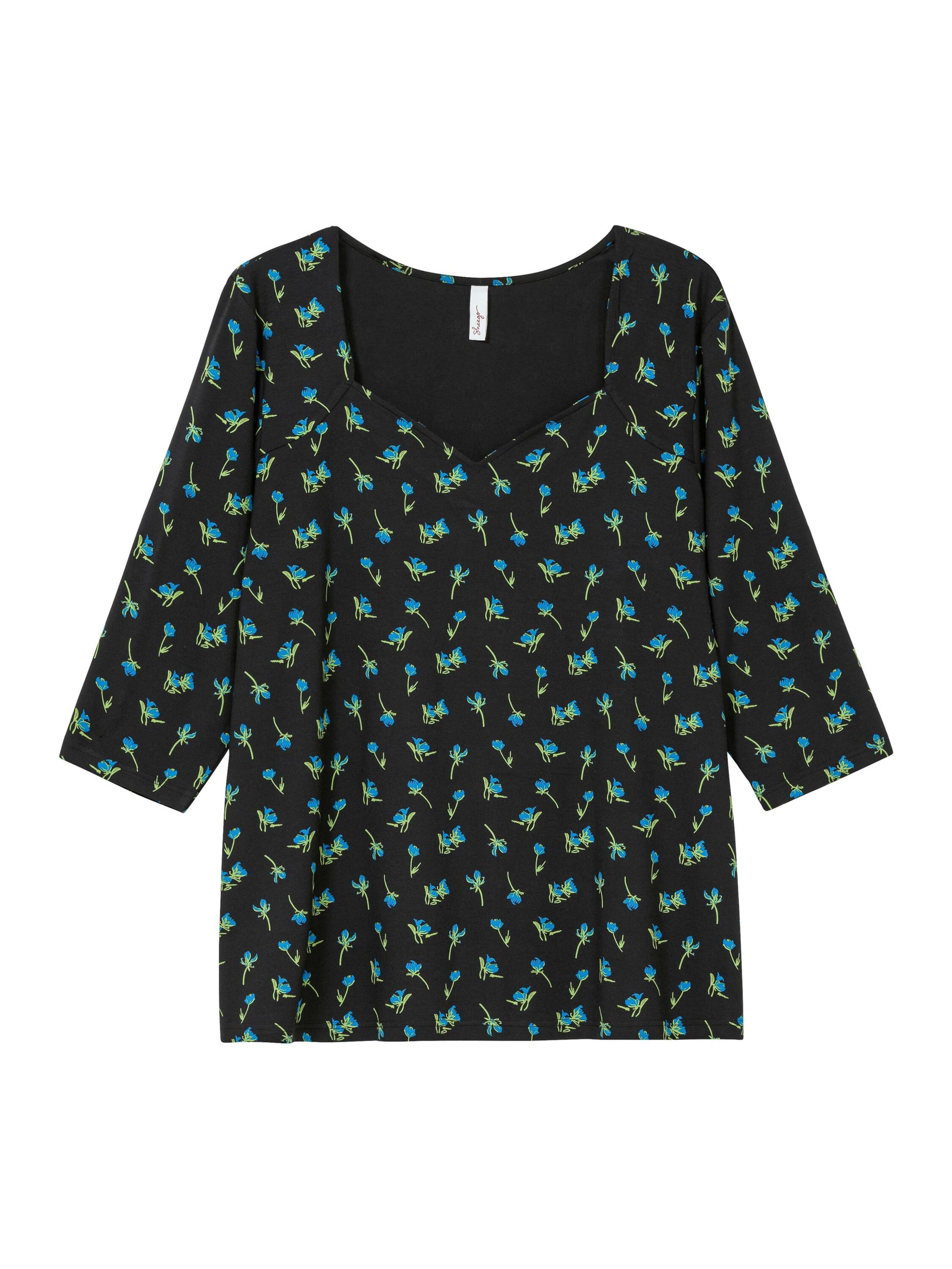 juoda SHEEGO Marškinėliai: priekis