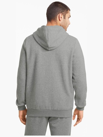 Giacca di felpa 'Puma Essentials Full-Zip Logo' di PUMA in grigio