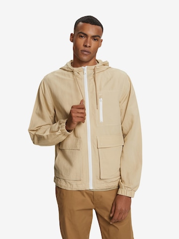 ESPRIT Tussenjas in Beige: voorkant