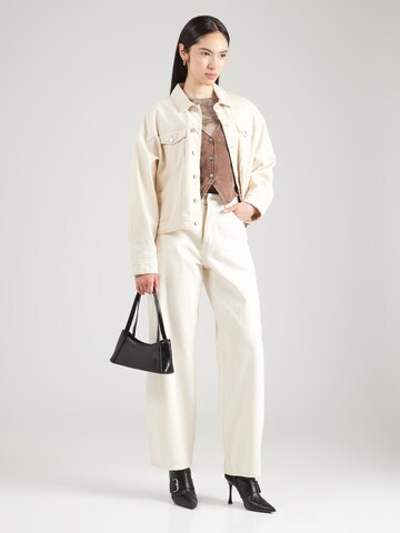 Dr. Denim Wide leg Jeans 'Donna' in Beige