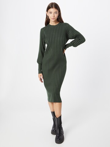 Soft Rebels - Vestido de malha 'SRFelina' em verde: frente