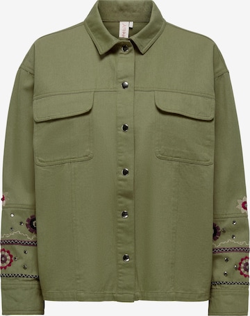 Veste mi-saison 'Anaya' ONLY en vert : devant