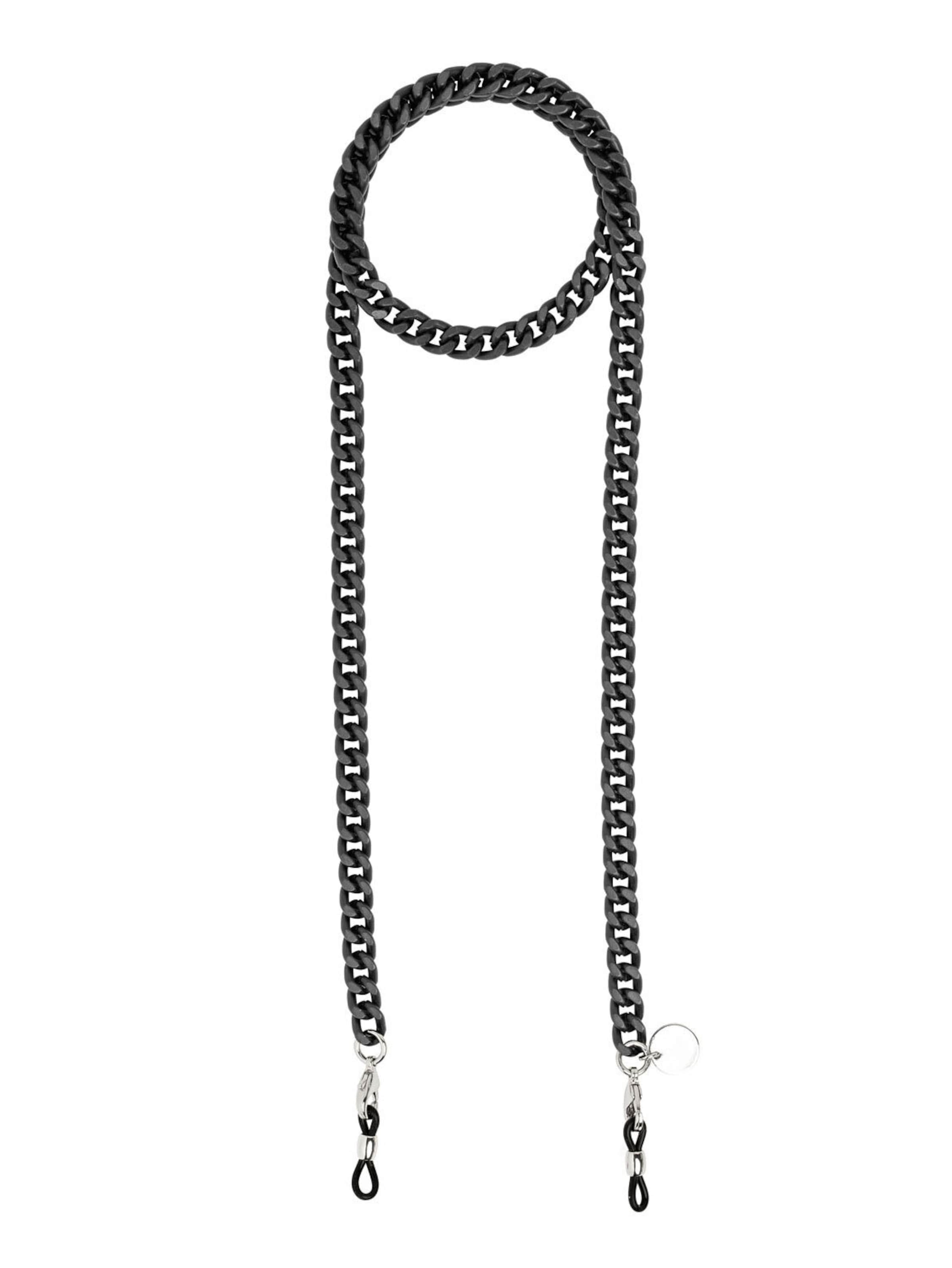 Cheeky Chain Munich Brillenkette 'A$ap' in Schwarz: Vorderseite