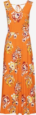 LAURA SCOTT Summer Dress in Orange: front