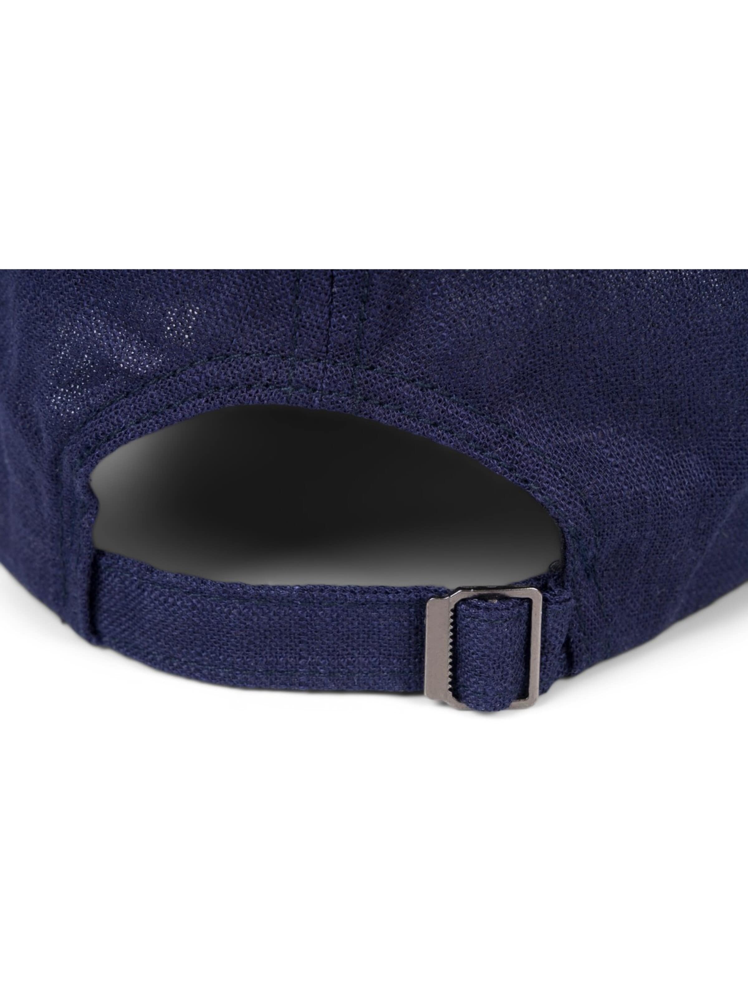 styleBREAKER Cap 'Leinen Baseball Cap' in Blue