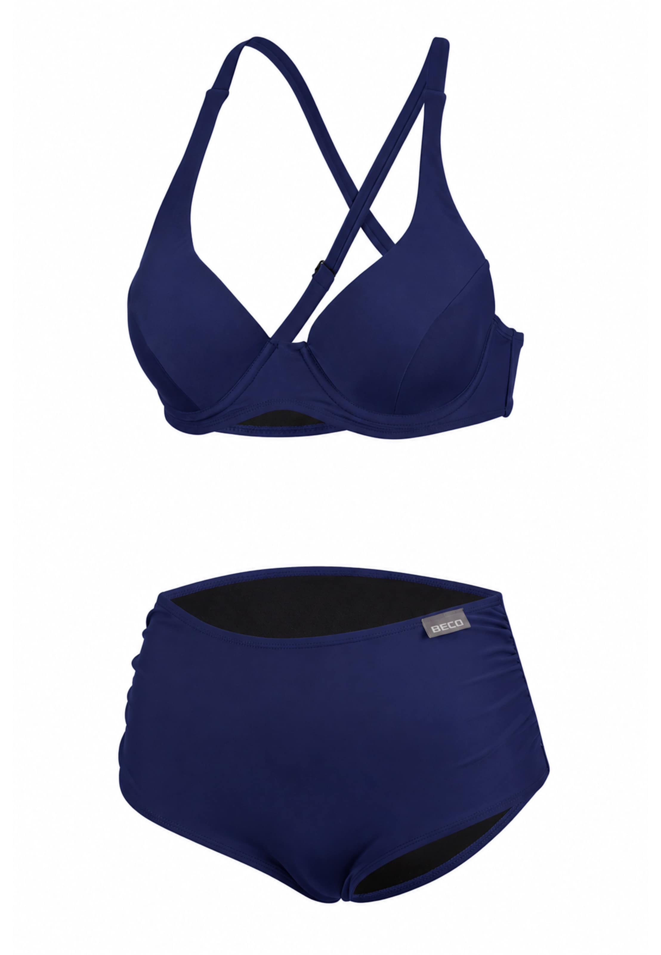 BECO the world of aquasports Bikini 'Colour Block' in Blauw
