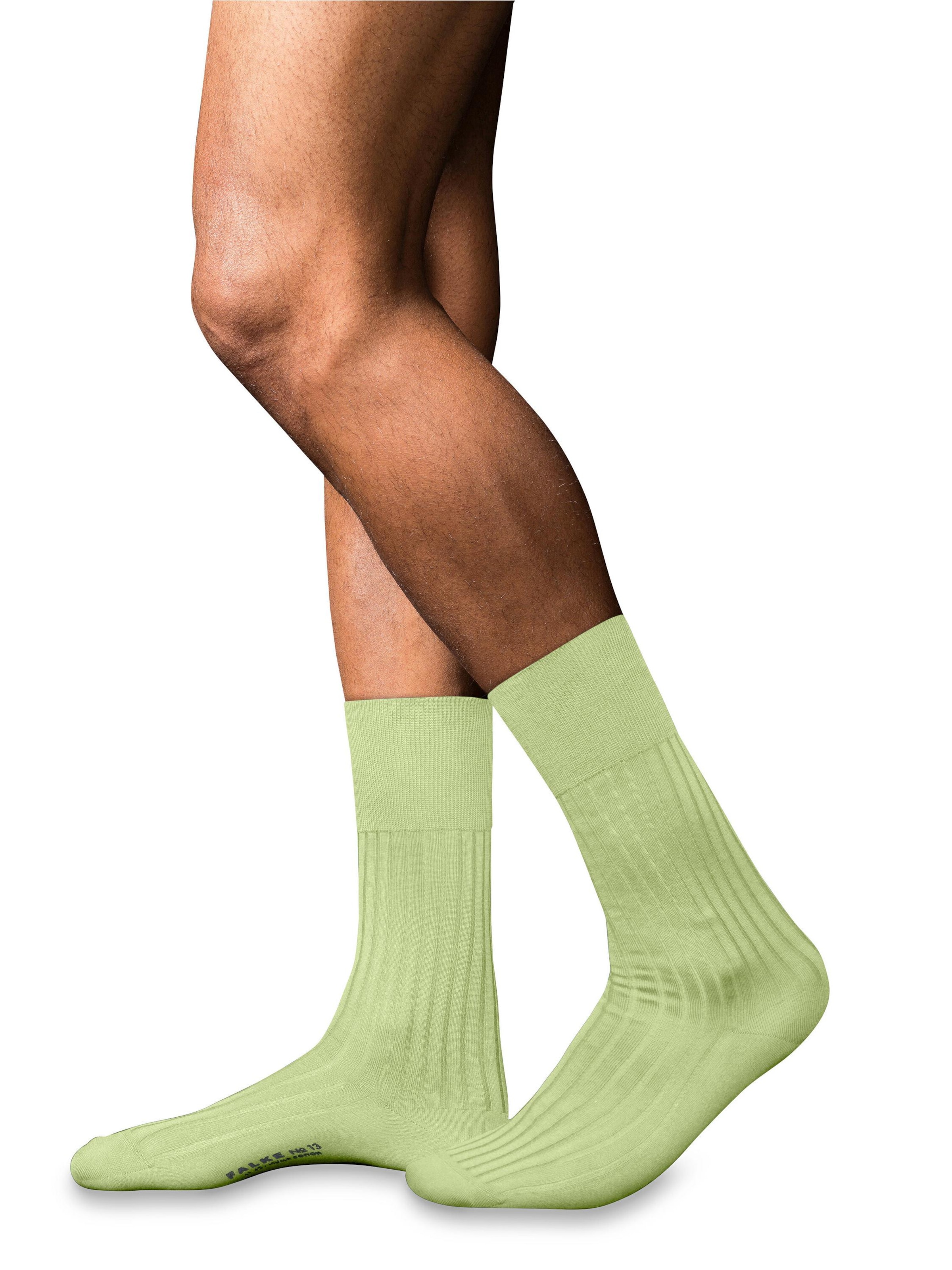 FALKE Socks 'No. 13 Finest Piuma Cotton' in Yellow
