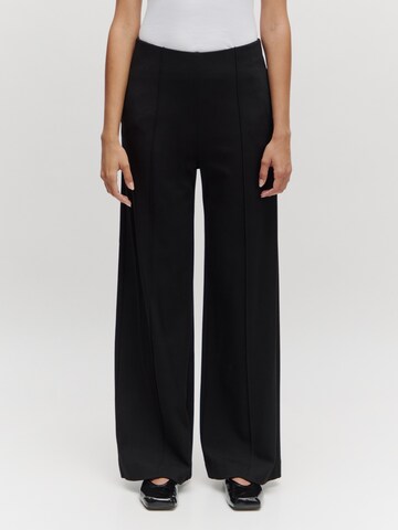 Wide leg Pantaloni 'Chiara' di EDITED in nero: frontale