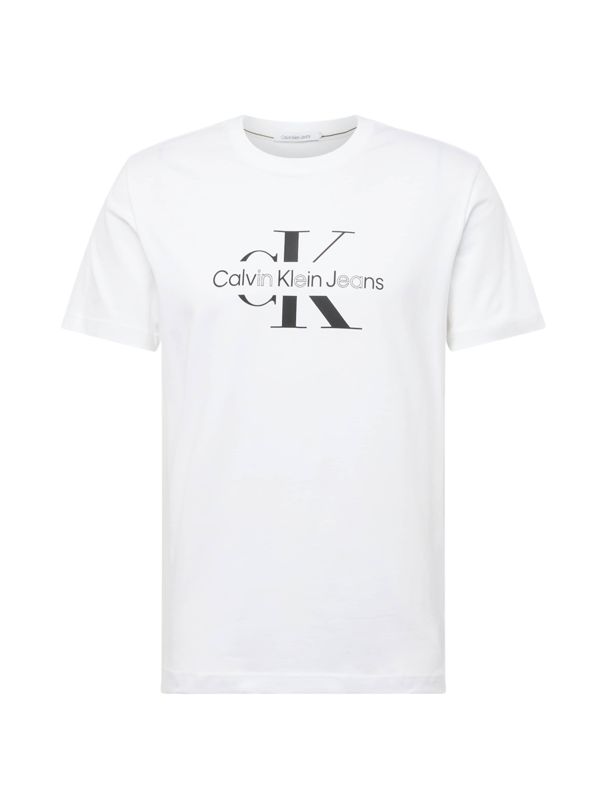 Calvin Klein Jeans T-shirt i vit: framsida