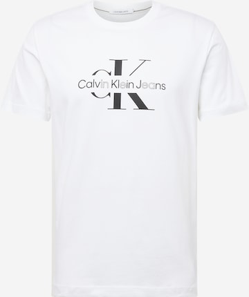 Calvin Klein Jeans Koszulka w kolorze biały: przód