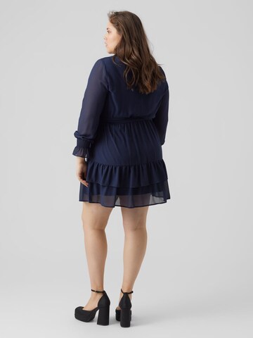 Vero Moda Curve Jurk in Blauw