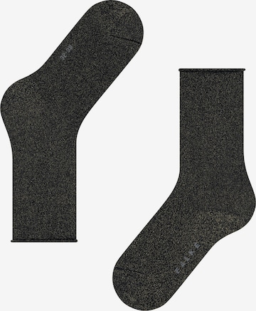 FALKE Socken 'Shiny' in Schwarz: Vorderseite