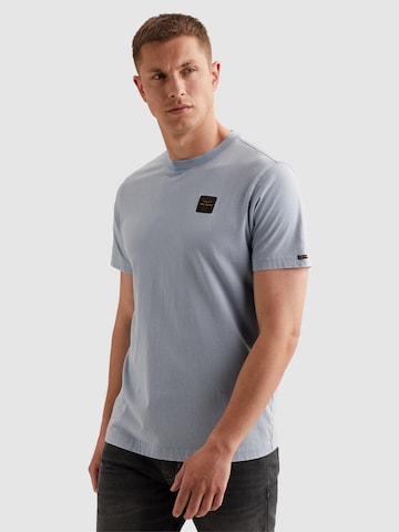 PME Legend T-shirt 'T-shirt with garment-dye wash' i lila: framsida