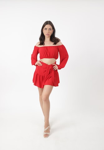 Gonna di Elara in rosso: frontale