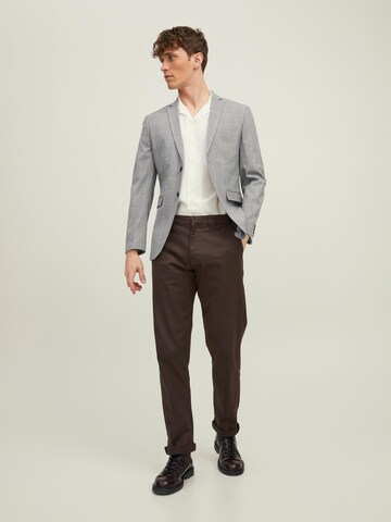 JACK & JONES Slim fit Suit Jacket 'Solaris' in Grey