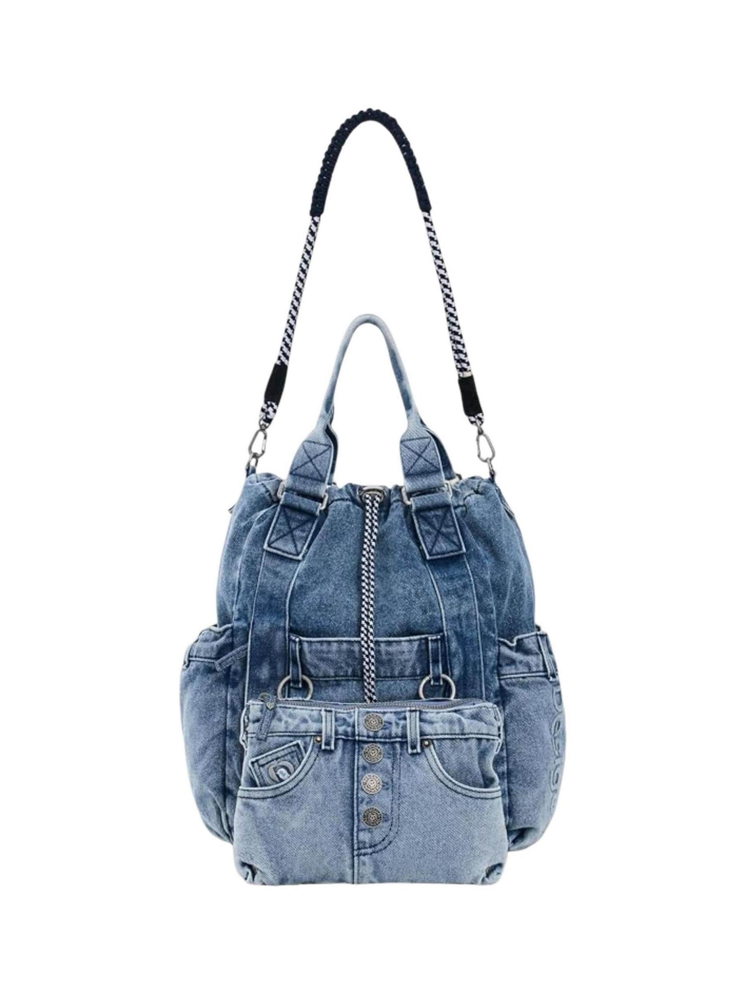 Sac à dos 'GLOBE' Desigual en bleu : devant