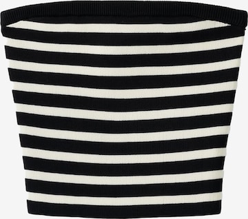 Bershka Top in Schwarz: predná strana