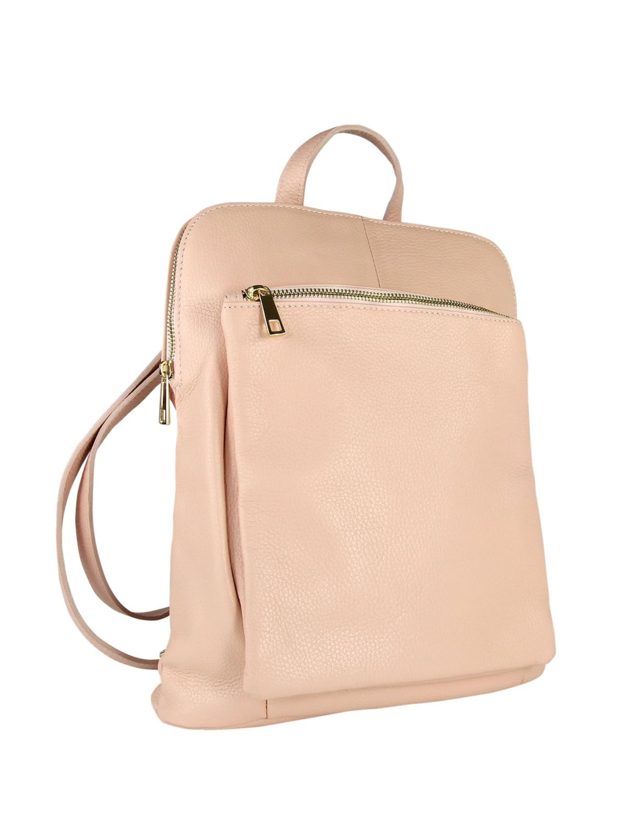 Sac à dos Toscanto en rose : devant