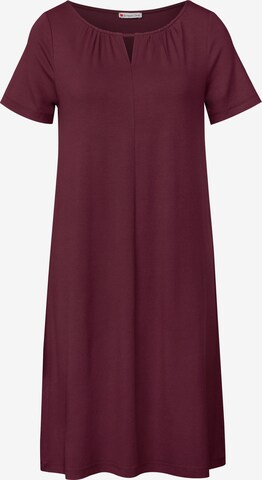 STREET ONE Jersey Kleid in Rot: Vorderseite