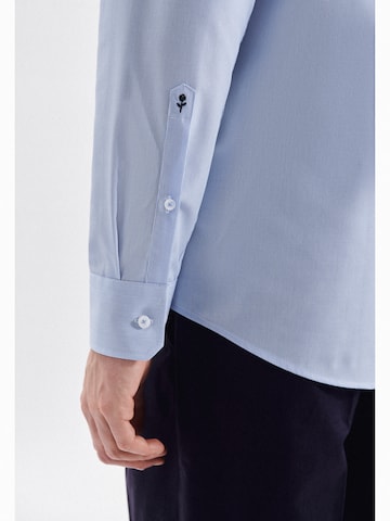 SEIDENSTICKER Regular fit Business Shirt in Blue