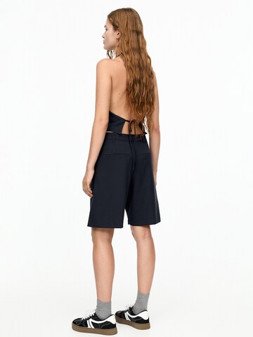 Regular Pantalon à pince Pull&Bear en bleu
