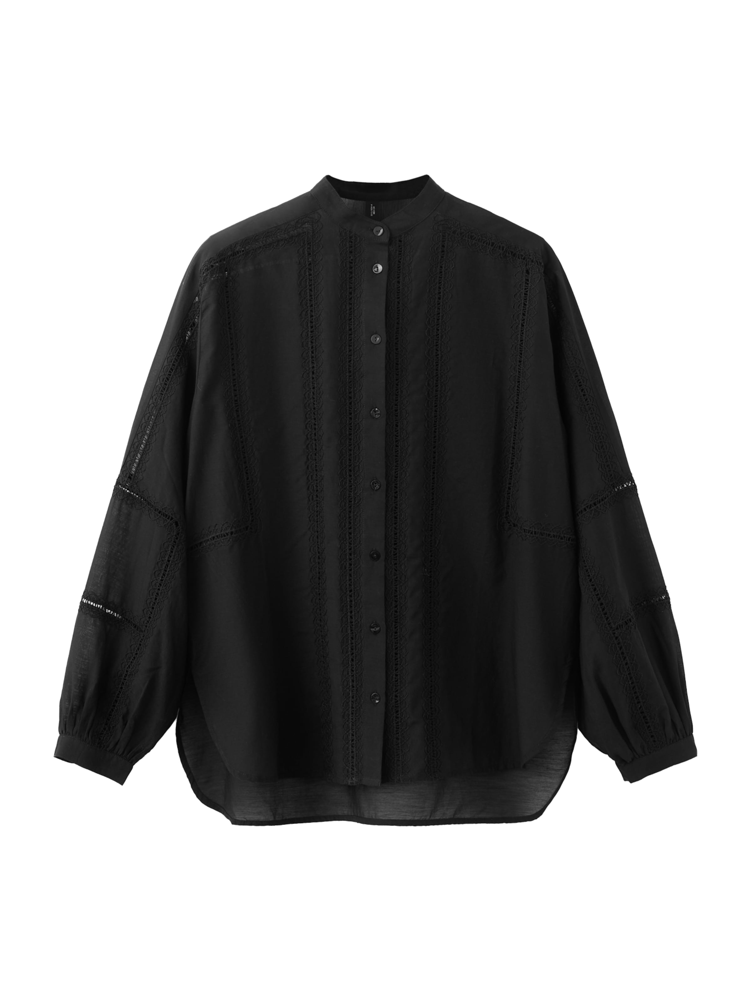MANGO Blouse in de kleur Zwart, Productweergave